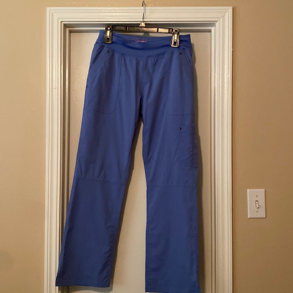 Light blue women’s scrub pants; good condition